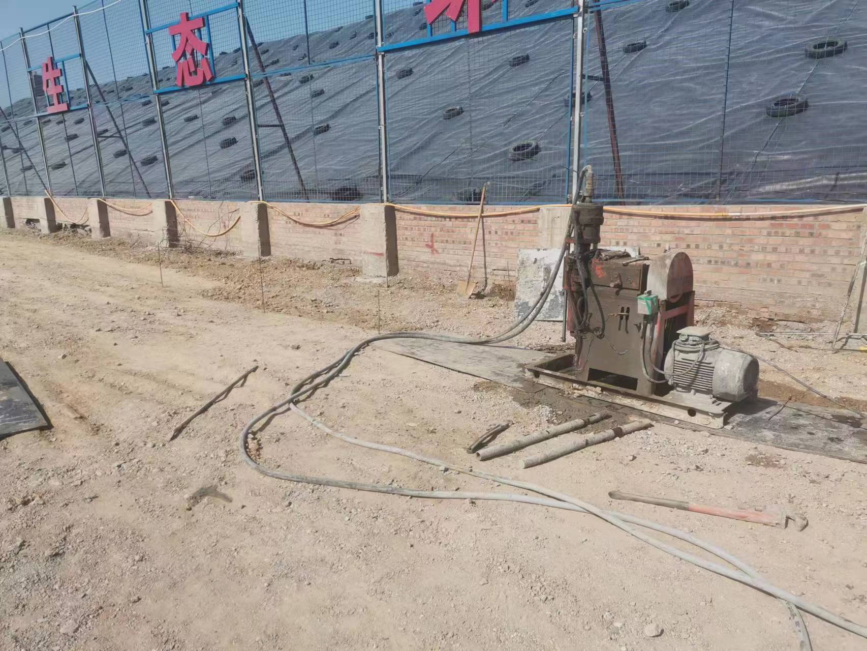 齐干却勒街道双液注浆