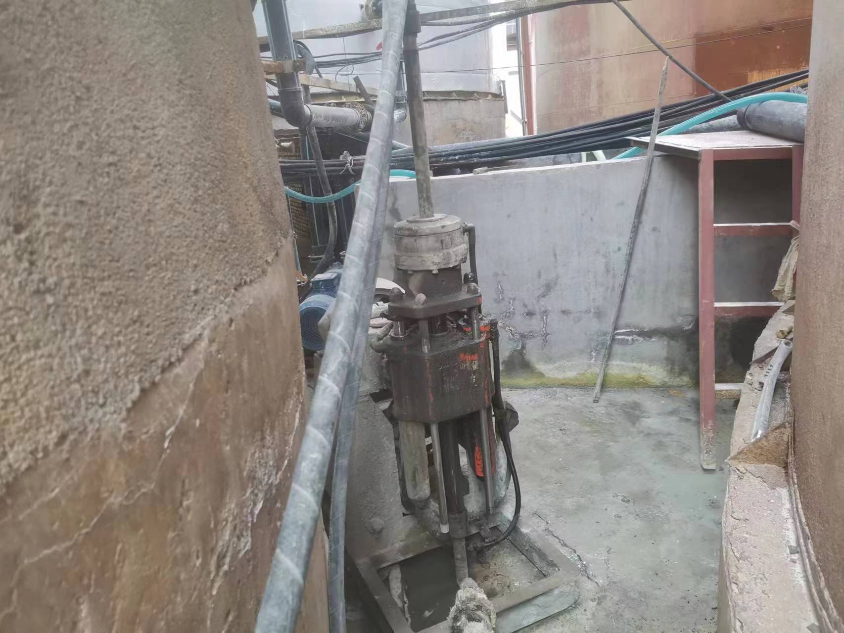 齐干却勒街道房屋下沉注浆