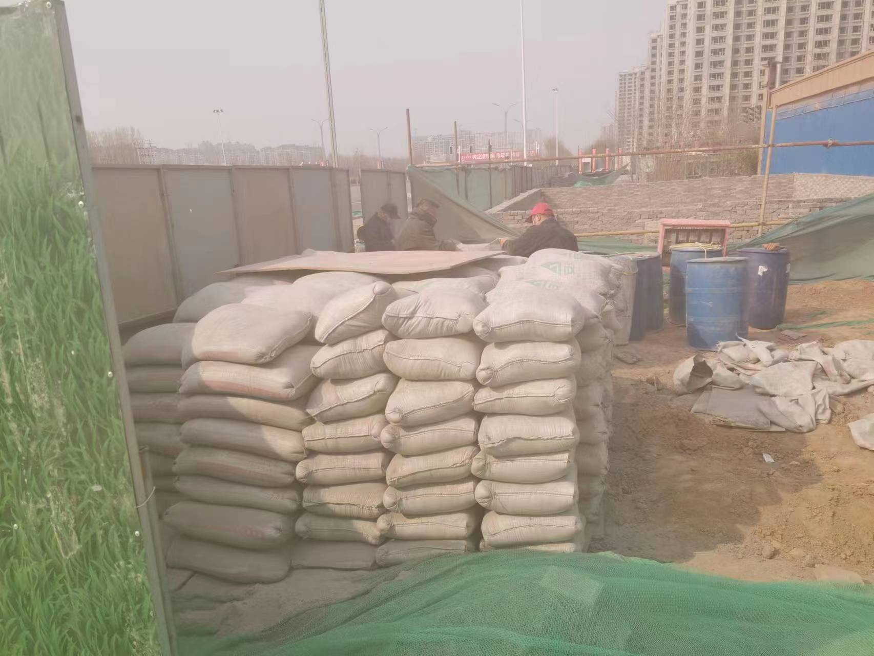 齐干却勒街道水泥注浆